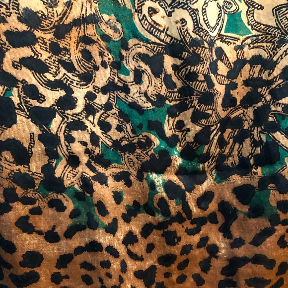 Scarf, imitation silk - Picture 4 of 5